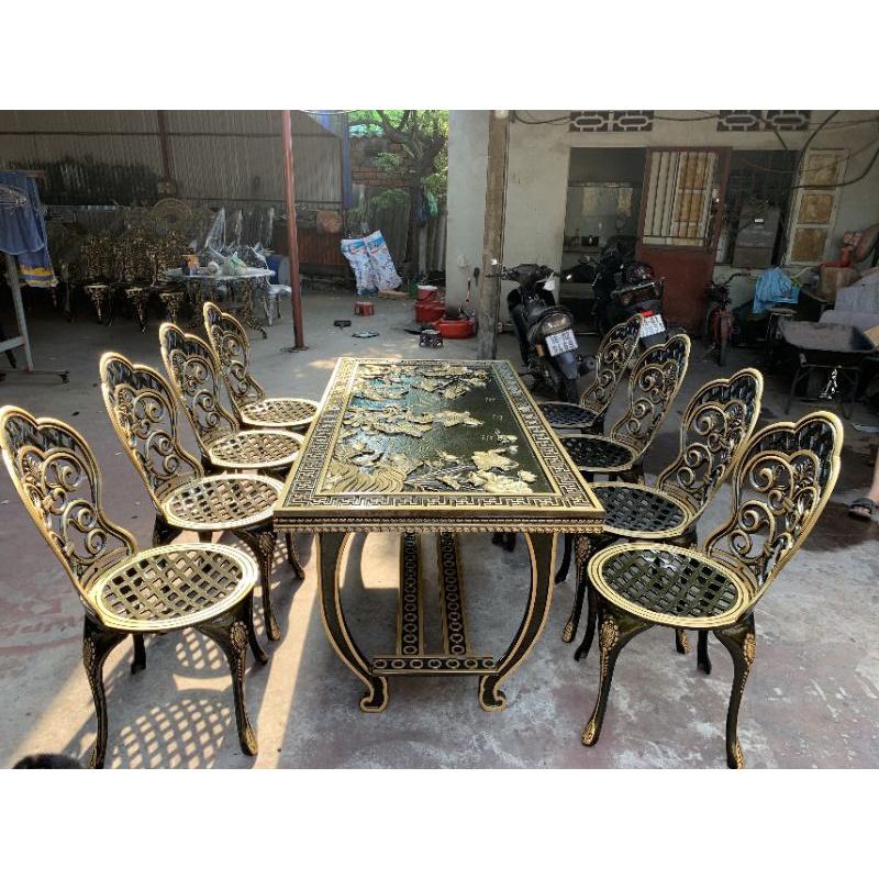 Bàn ghế sân vườn, bàn ghế nhôm đúc
