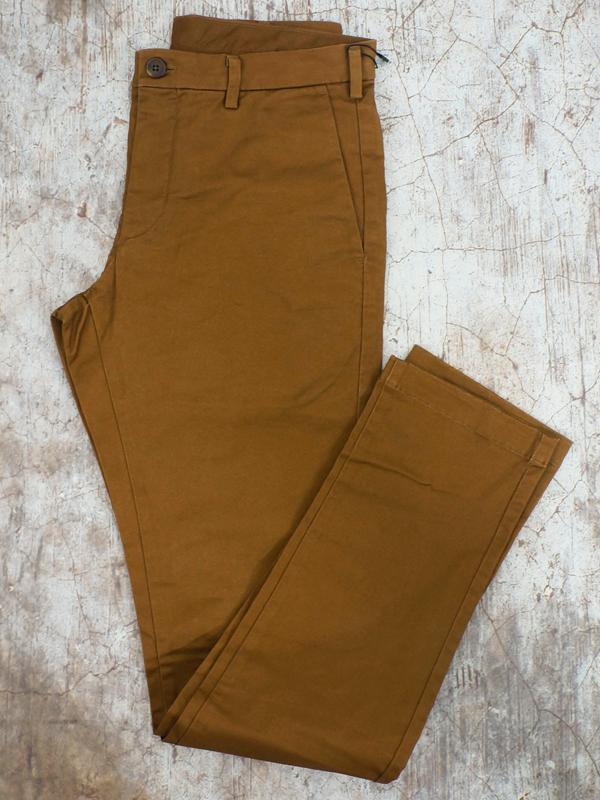 Quần Kaki Nam MEN Slim Fit Chino Flat Front Pants GREY - SIZE 29-30-32-34