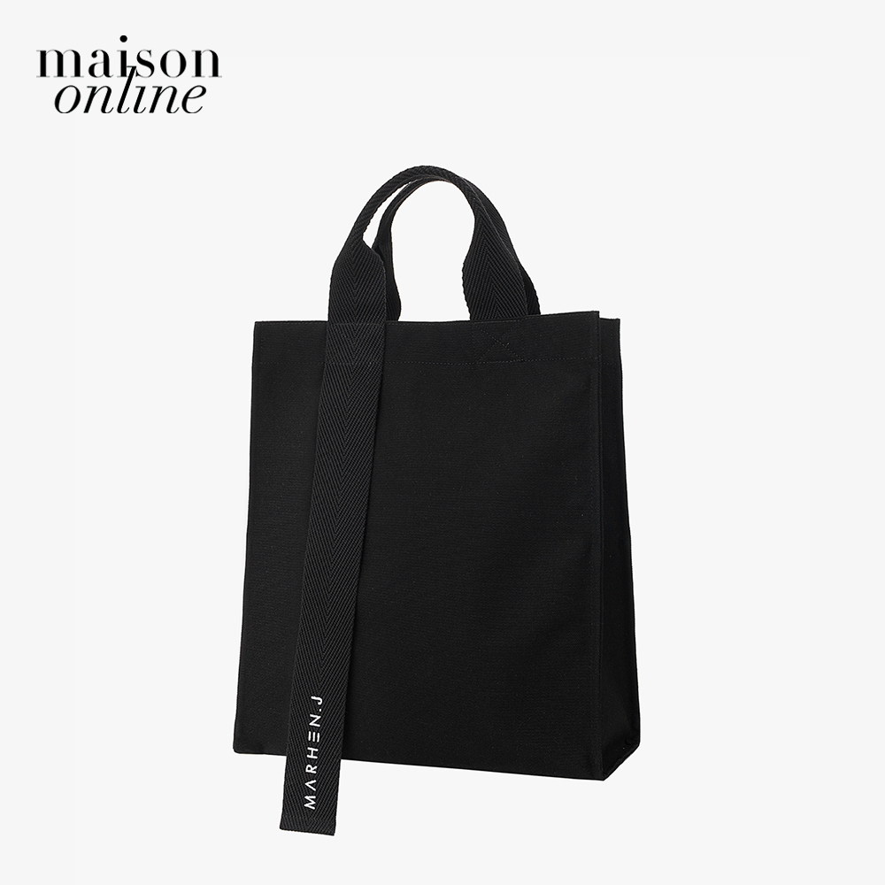 Marhen.J - Túi đeo vai chữ nhật vải bố Ricky MJ18DRCKAL-BK
