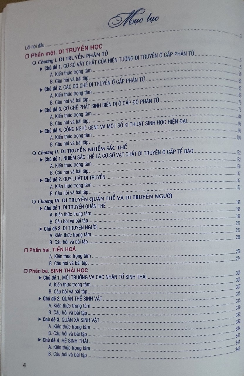 Sách Bồi Dưỡng Học Sinh Giỏi Sinh Học 12