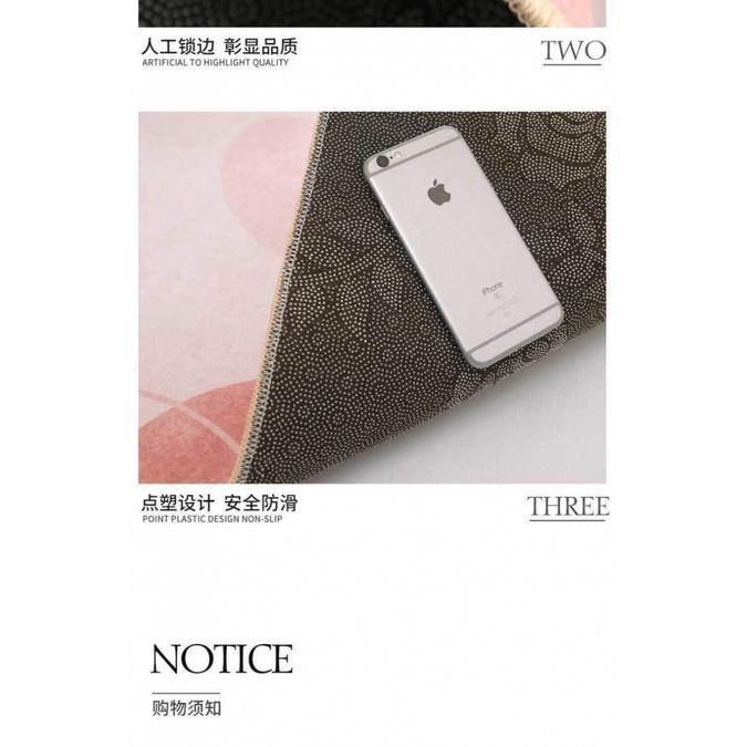 Thảm Lông Dày Trải Sàn Phong Cách Bắc Âu Hiện Đại Đơn Giản