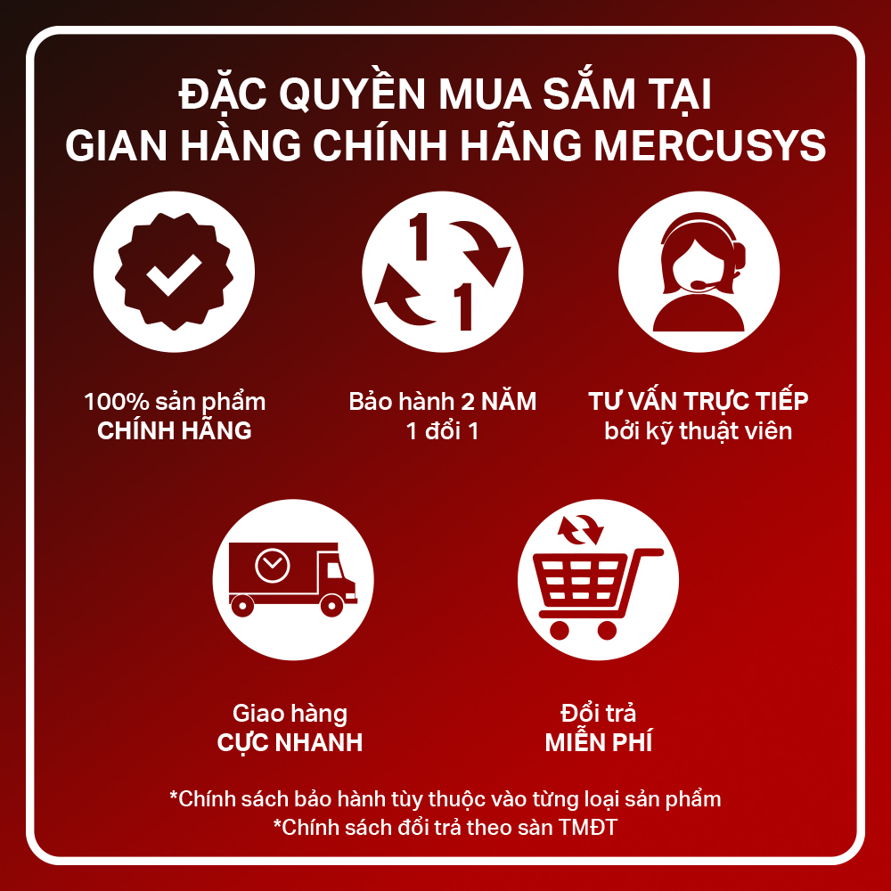 [Quà Tặng] Áo Thun Có Cổ Mercusys Màu Đen - Hàng Chính Hãng