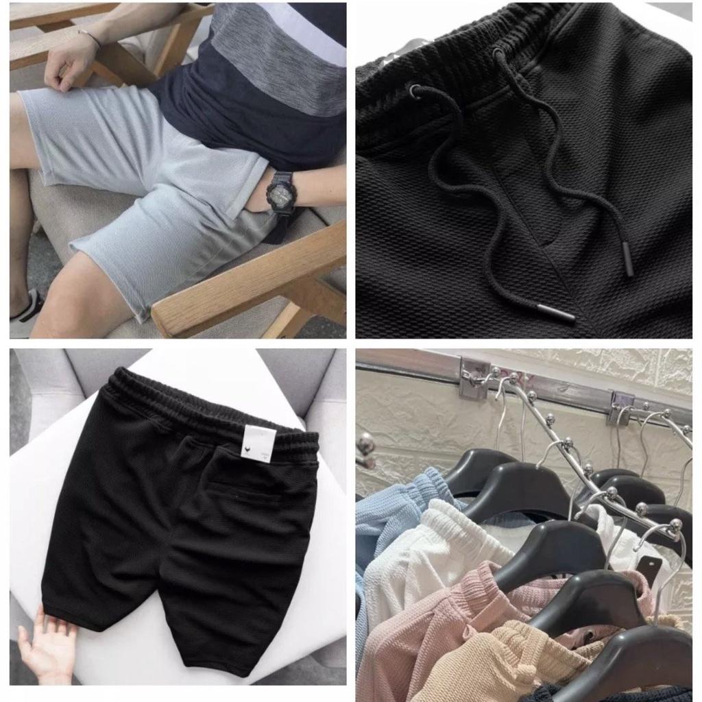 Quần Đùi Nam Thể Thao mặc nhà quần short thể thao nam vải Xốp Thái thun mềm mịn, thấm hút mồ hôi tốt - PROMAN