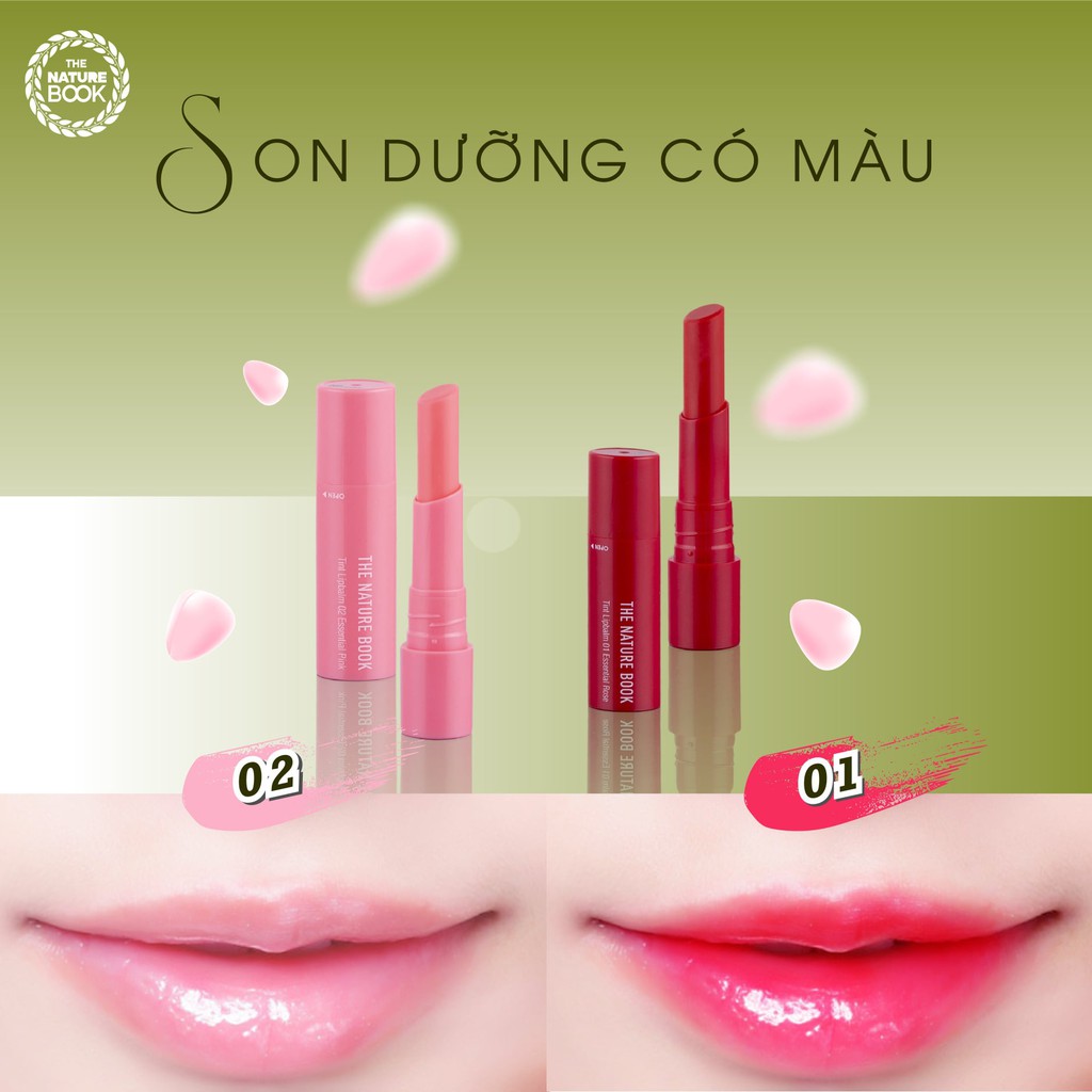 Son Dưỡng Môi The Nature Book Tint Lipbalm 4g