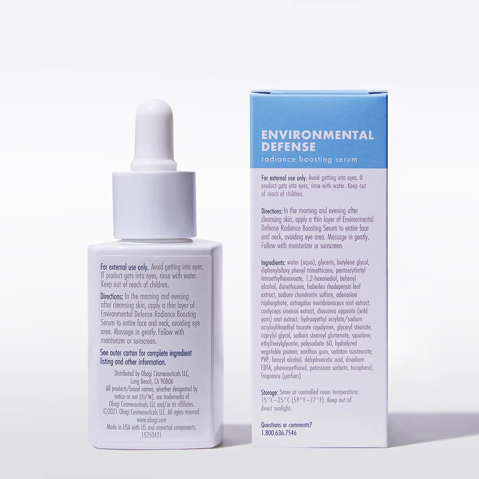Tinh Chất Dưỡng &amp; Bảo Vệ Da Khỏi Các Tác Nhân Môi Trường Obagi Clinical Environmental Defense Radiance Boosting 30ml