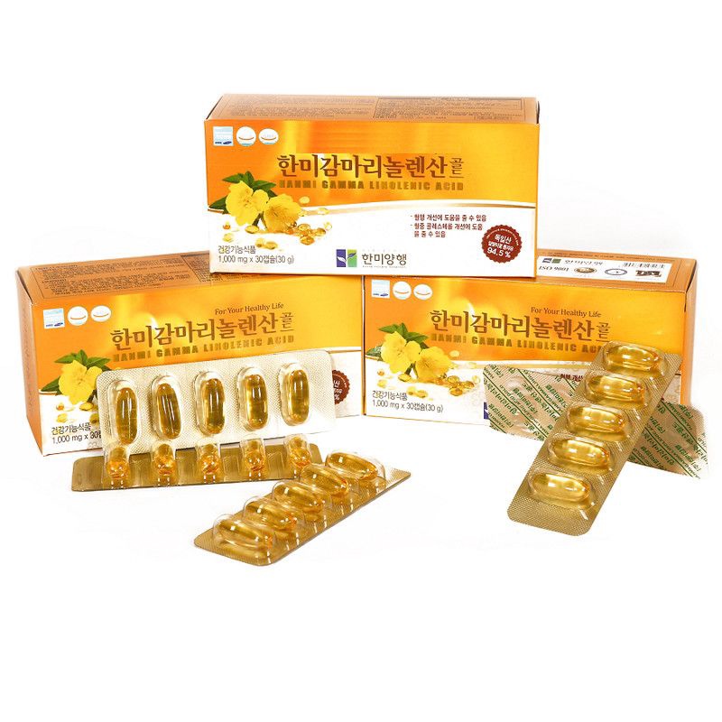 Viên uống nội tiết tố hoa anh thảo hàn quốc 100mg x 30 viên [Hanmi Gamma Linolenic Acid]