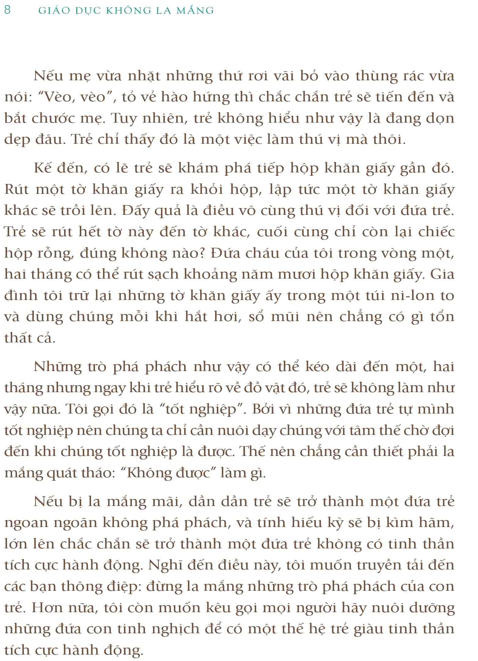 Sách Giáo Dục Không La Mắng