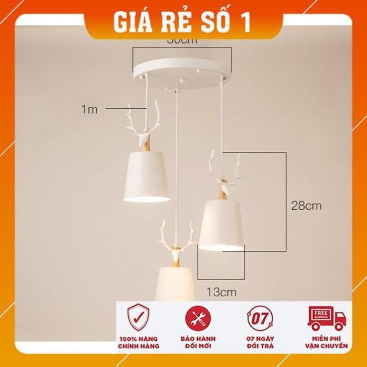 Đèn Thả Trần -  Đèn Thả Bàn Ăn Cao Cấp kèm bóng LED chuyên dụng và đế ốp trần