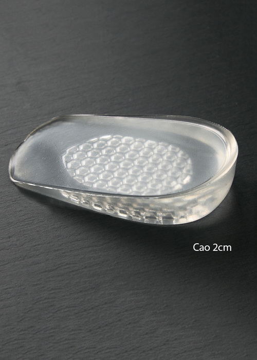 Lót giày tăng chiều cao nửa bàn silicon 2cm, phụ kiện tăng chiều cao dành cho cả nam và nữ