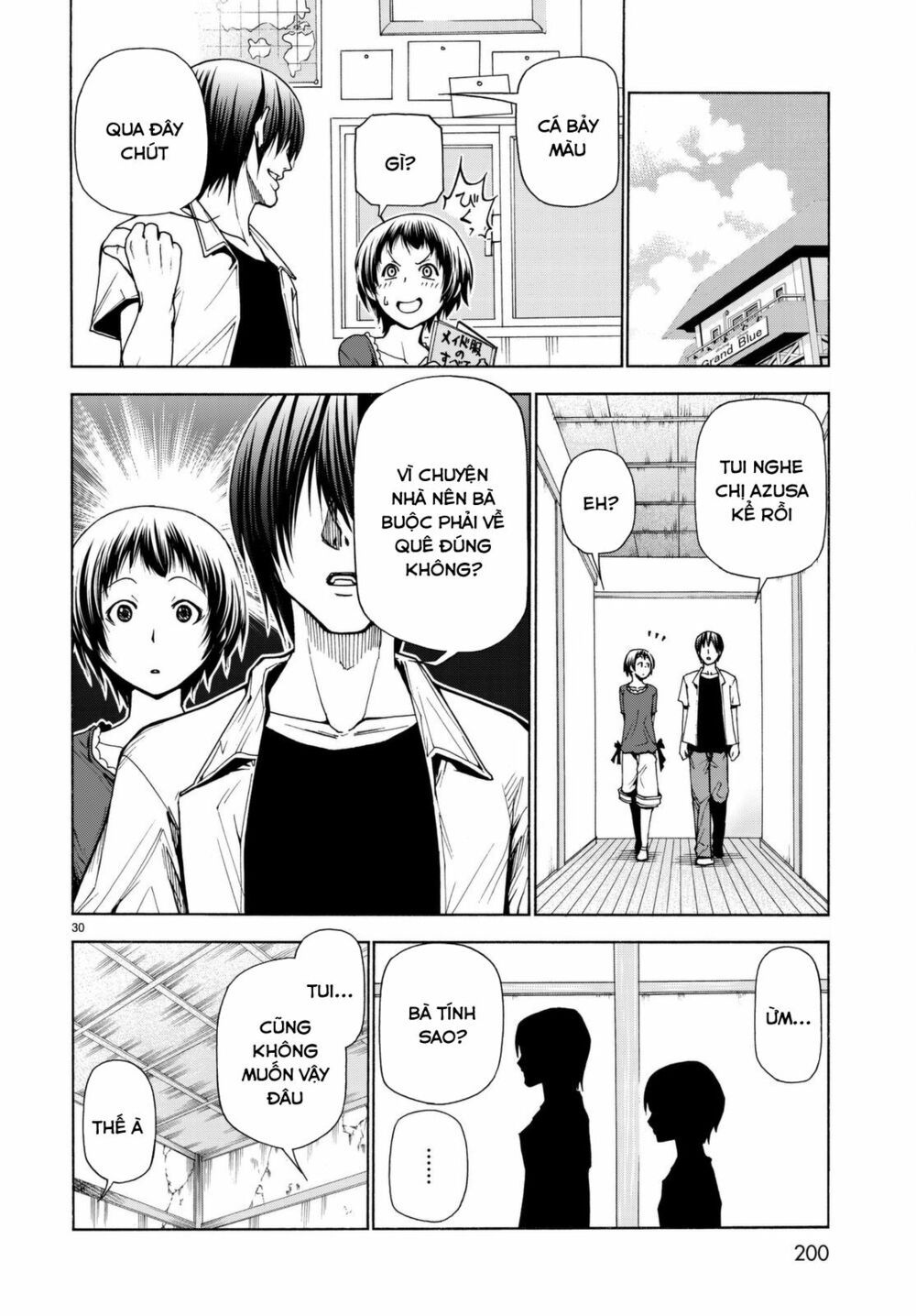 cô gái thích lặn - grand blue chapter 39 30