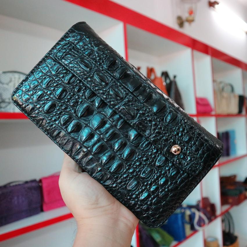 Ví Clutch Cầm Tay Nam Da Cá Sấu Fadoda CW43-01G