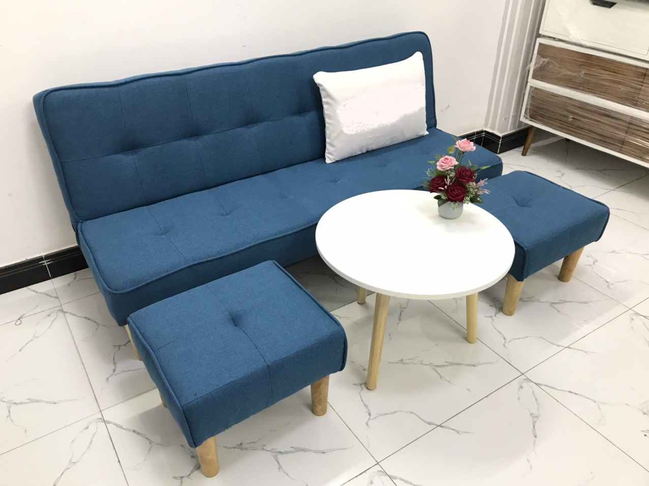 Bộ ghế sofa bed, sofa giường phòng khách, salon, sopha, sa lông, sô pha Sivali11