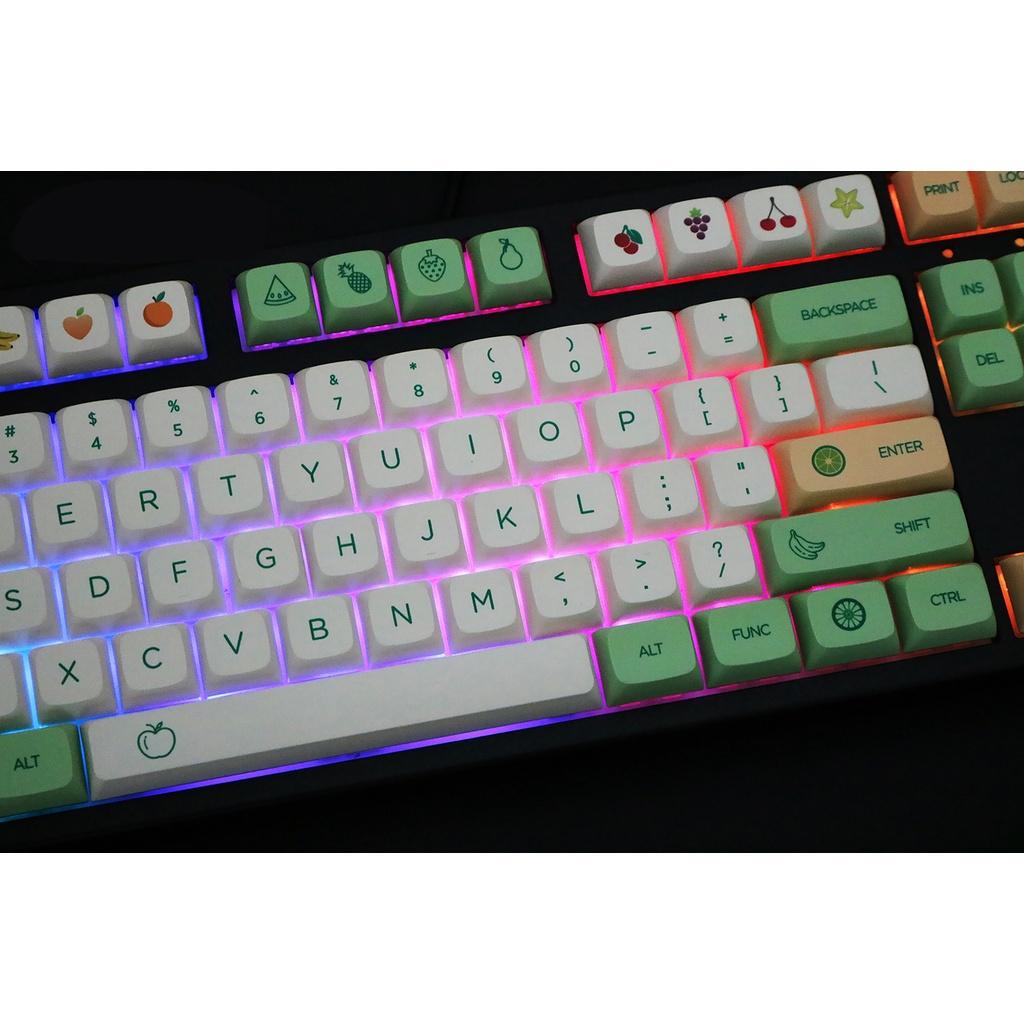 Keycap cho bàn phím Fruits XDA Thick PBT Dyesub 139 Phím