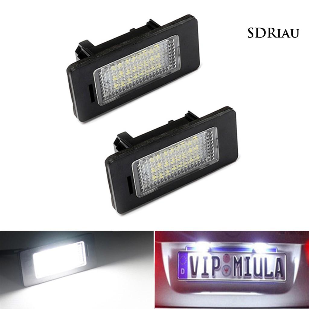 2 Đèn Led Siêu Sáng Cho Biển Số Xe Bmw 1 / 3 / 5 / X