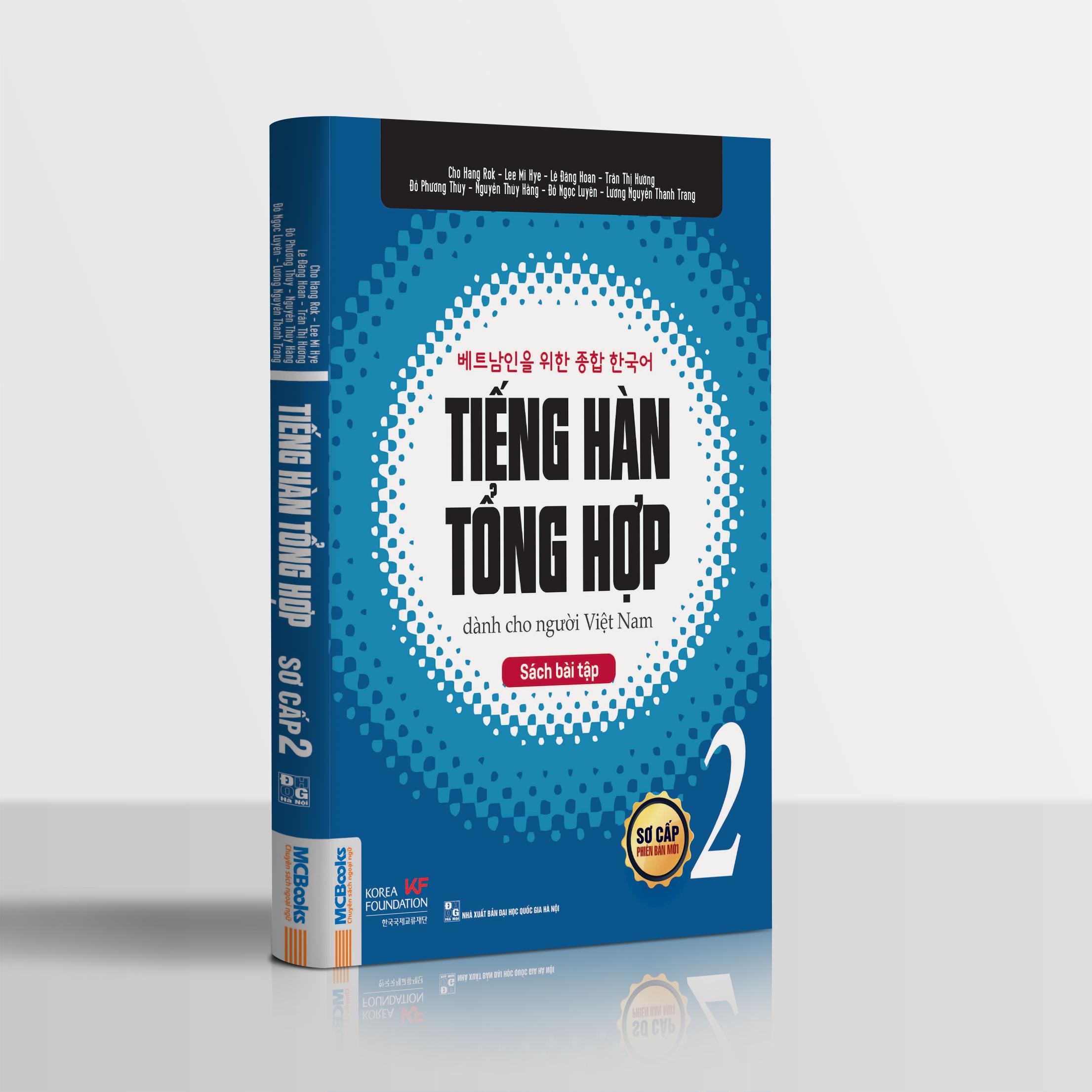 Trọn Bộ Tiếng Hàn Tổng Hợp Dành Cho Người Việt Nam - Sơ Cấp 2 Tặng Kèm Portcard Những Câu Nói Hay Của Người Nổi Tiếng