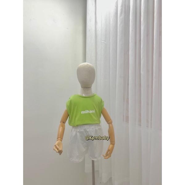 Set short thun tanktop mùa hè cho bé S601