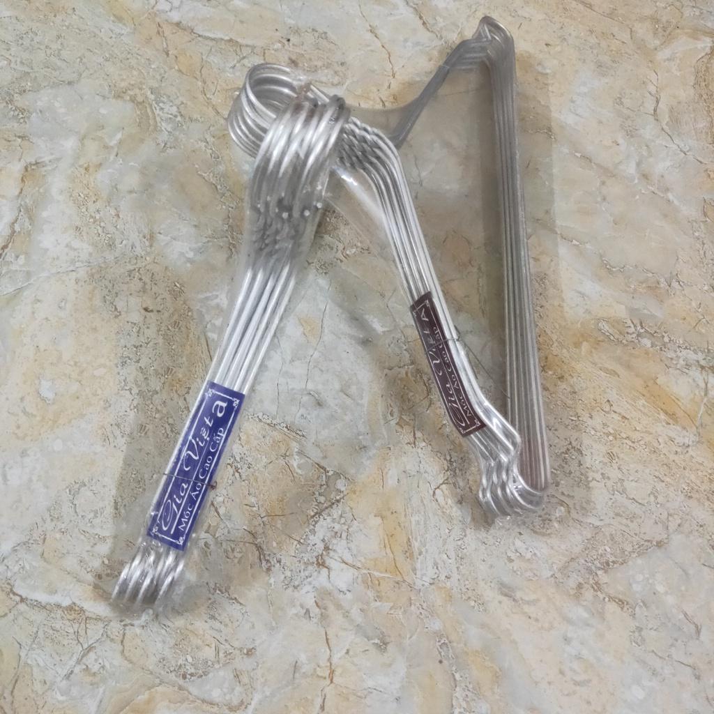 Bộ 10 móc treo phơi quần áo cho trẻ con và trẻ sơ sinh loại nhôm