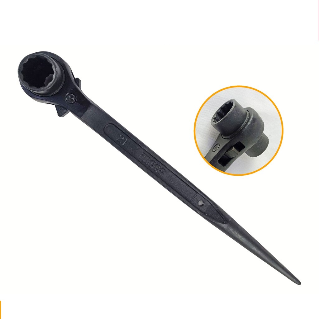 Tay vặn đầu tuýp đuôi chuột ingco HRSTW17191