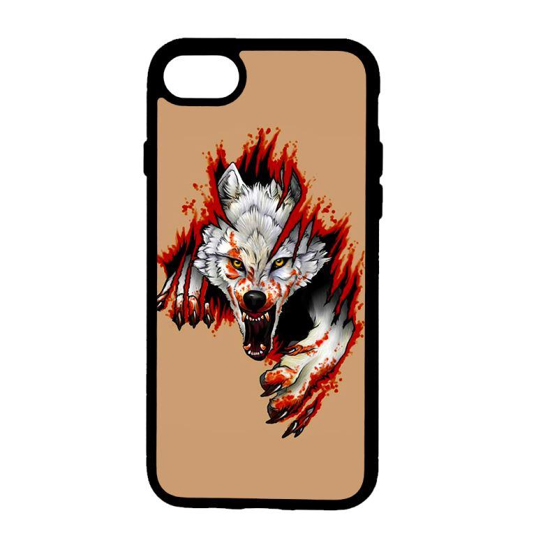 Ốp lưng dành cho điện thoại Iphone 8 Sói Cào