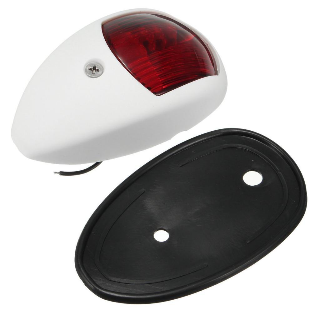 4 Pieces Boat Red Green LED Lights Maritime Lights