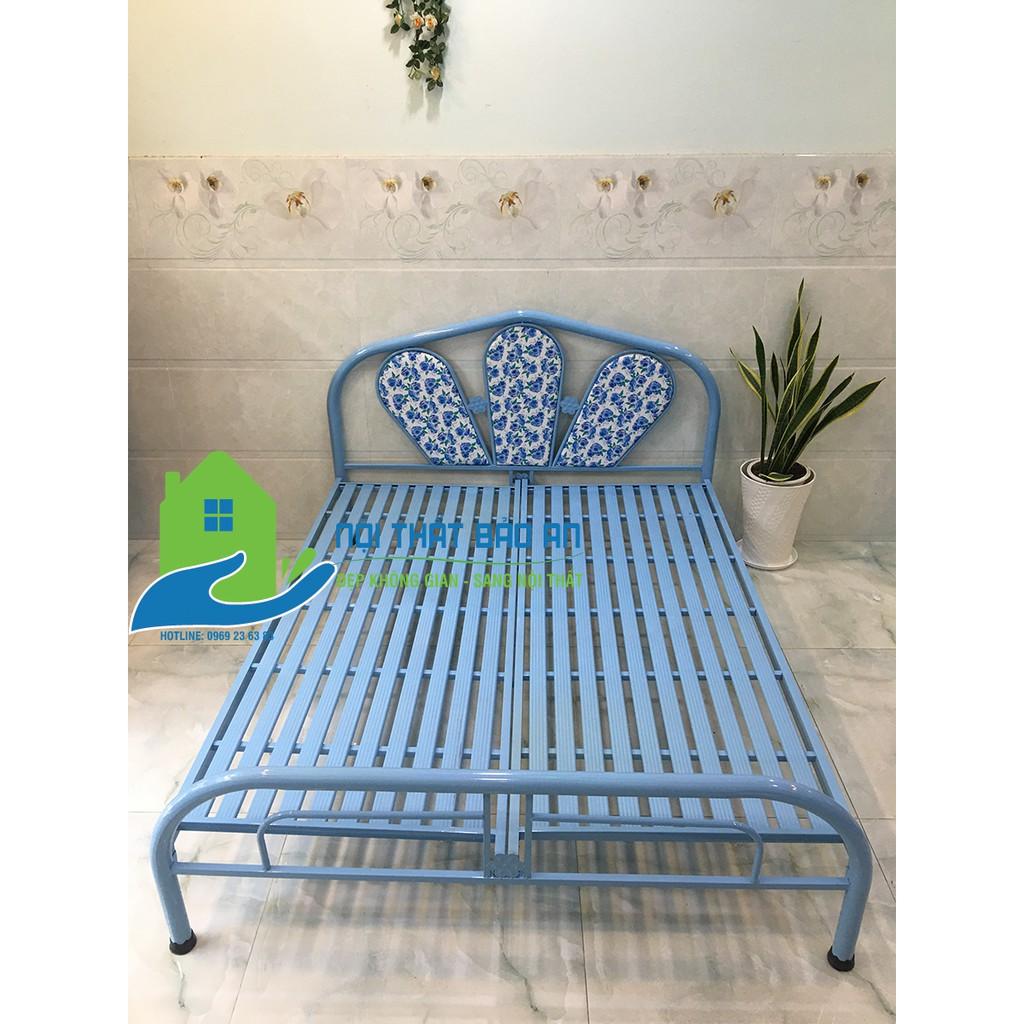 Giường sắt đơn giản nhiều kích thước từ 0,8 đến 1m8 mẫu 14 - Bảo An