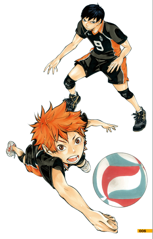 ハイキュー!!公式カラーイラスト集ハイカ JEISHI HAIKYUU ! ! KOUSHIKI KARA IRASUTO