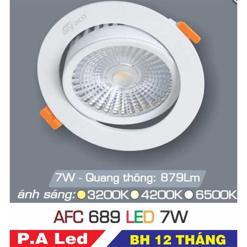 Đèn dowlight led 1 chế độ AFC 689 7W