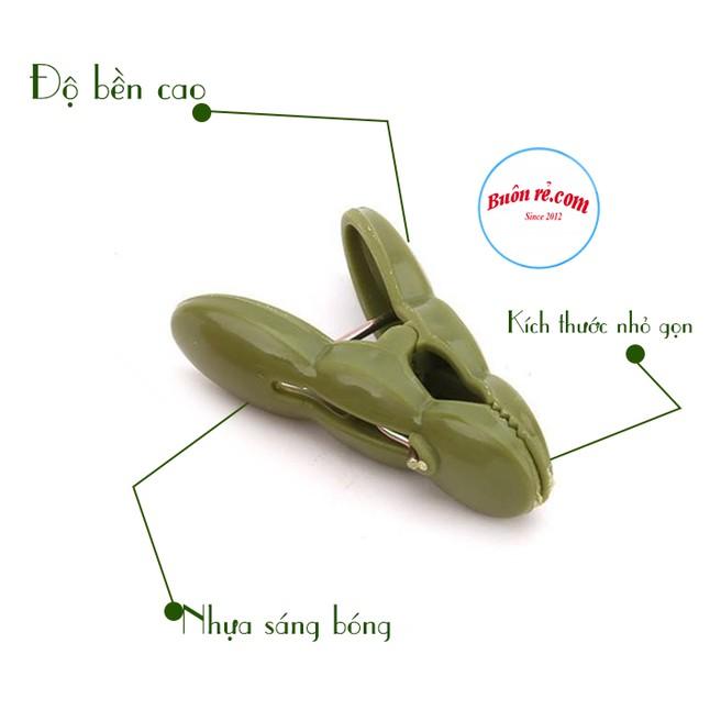 Vỉ 20 kẹp quần áo củ lạc nhựa Việt Nhật , Kẹp củ lạc phơi đồ tiện ích