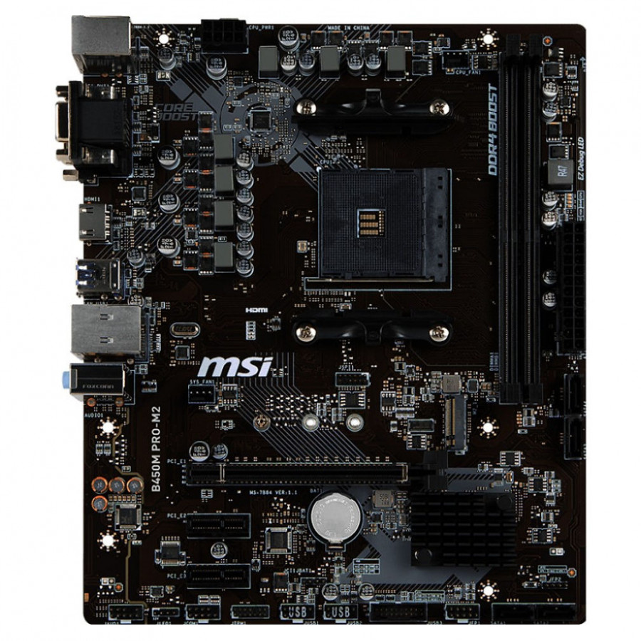 Bo mạch chủ MSI B450M Pro-M2 - Hàng Chính Hãng