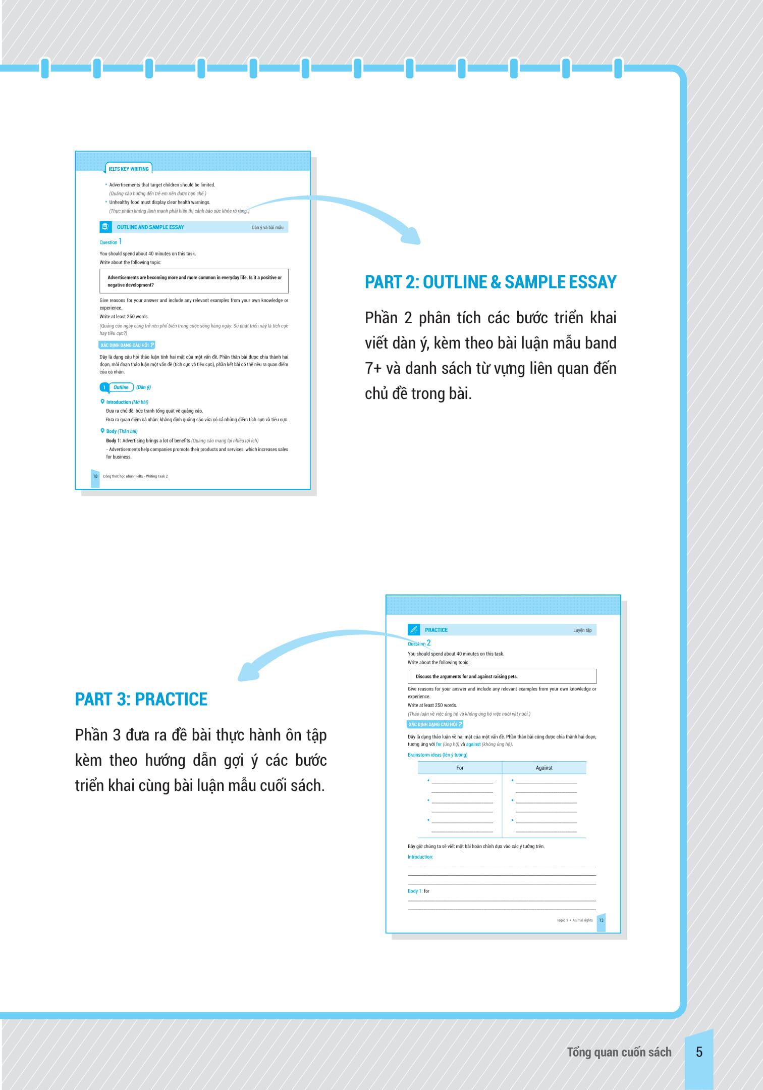 Sách IELTS Key Writing - Công Thức Học Nhanh IELTS - Writing Task 2