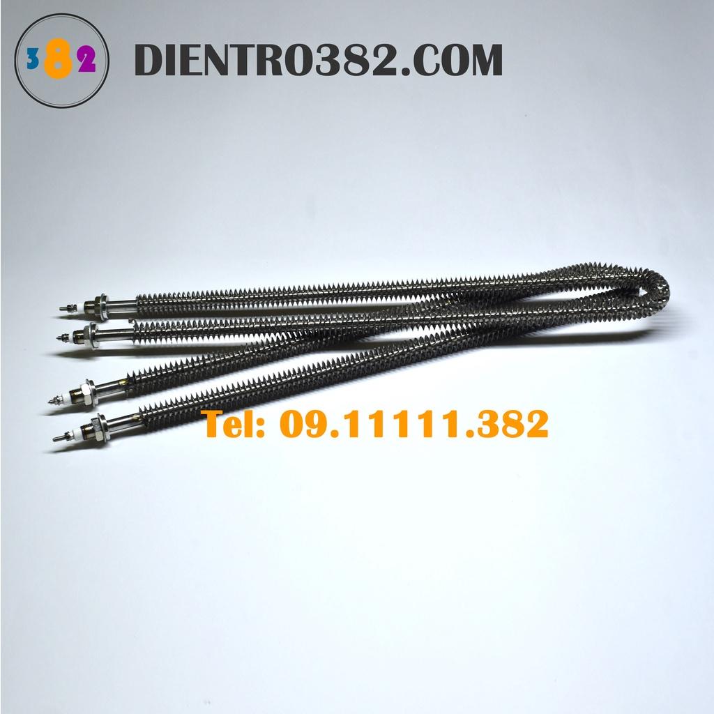 Điện trở sấy chữ U dài 60cm, mây so sấy 60cm có cánh tản nhiệt - Điện trở 382