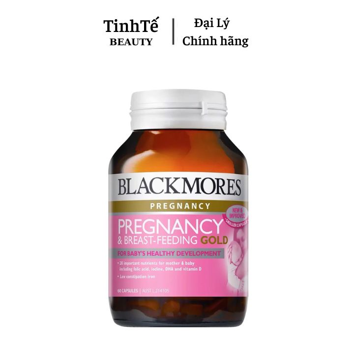 Viên uống bổ sung vitamin tổng hợp cho bà bầu Blackmores Pregnancy And Breast Feeding Gold 60 viên