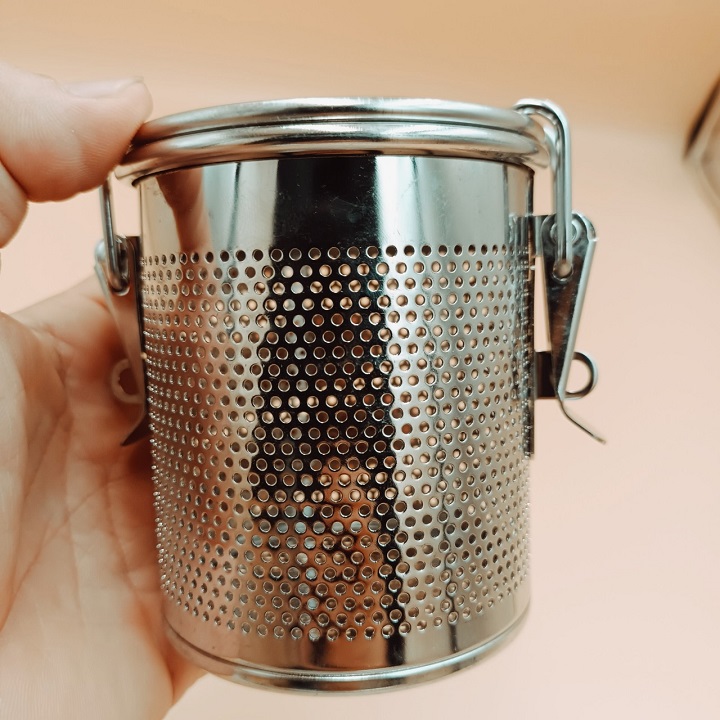 Dụng cụ lọc trà, thảo dược và gia vị bằng inox đủ size cao cấp 