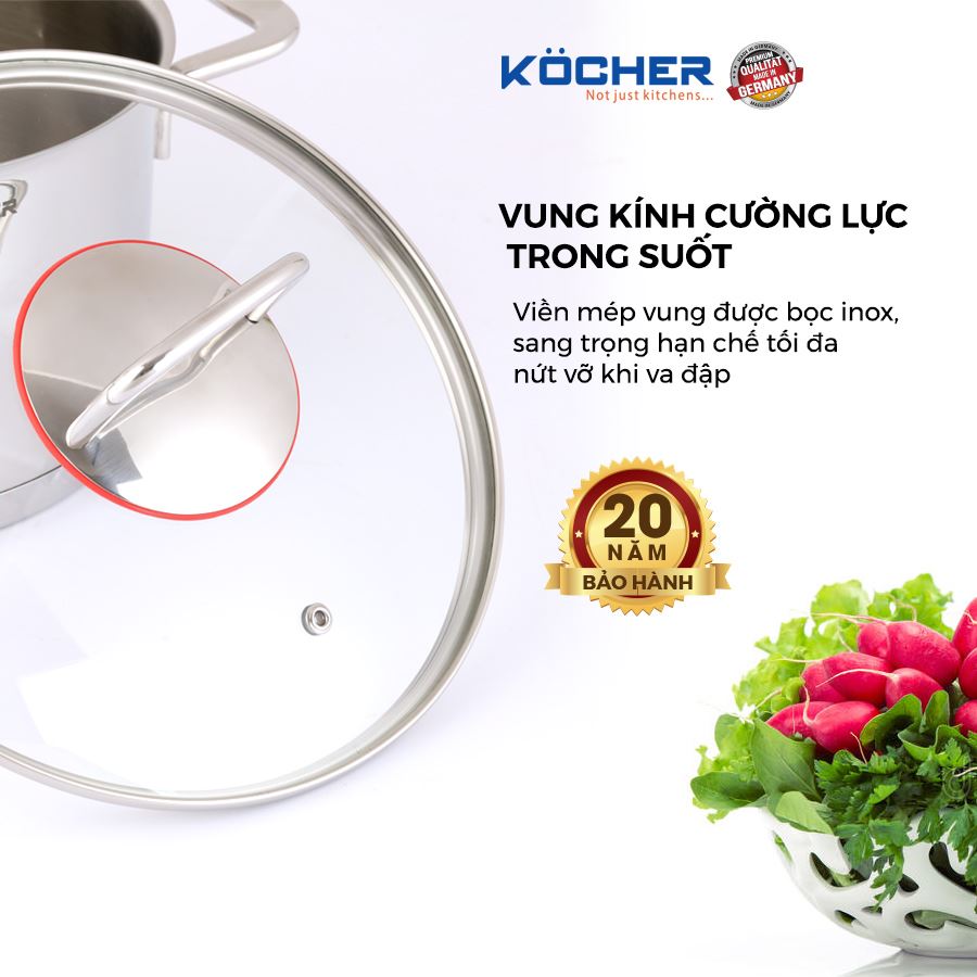 Bộ nồi Kocher BERLIN - Hàng chính hãng