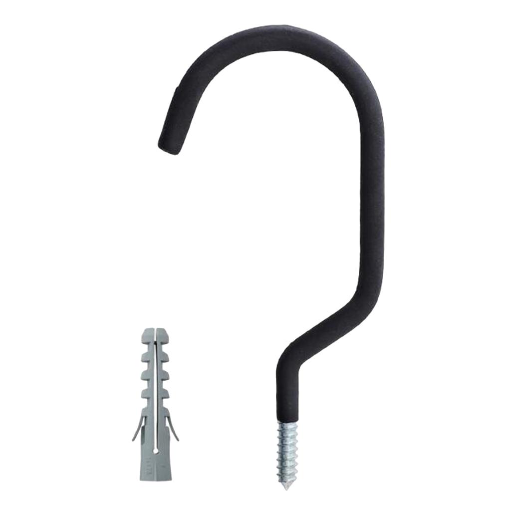 Black Wall Mounted Bike Hook Storage Brackets Garage Parking Racks