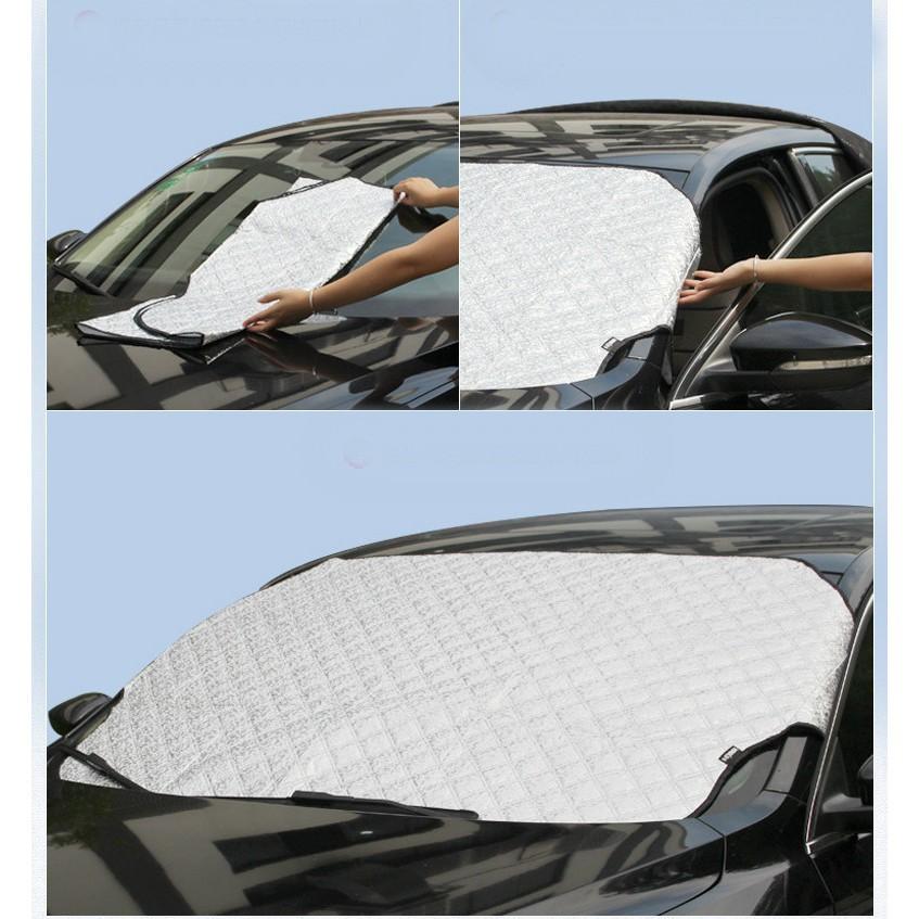 Tấm che chắn nắng kính lái ô tô Toyota Land Cruiser Prado CAO CẤP 3 Lớp Chắn Nắng Cản Nhiệt | OTOALO