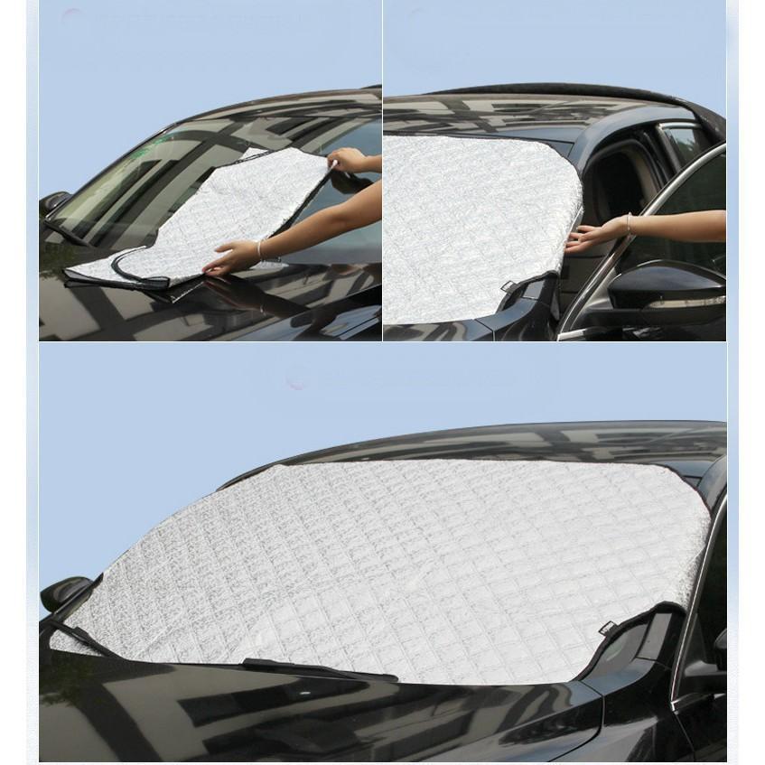 Tấm che chắn nắng kính lái ô tô Hyundai Grand i10 Sedan CAO CẤP 3 Lớp Chắn Nắng Cản Nhiệt | OTOALO