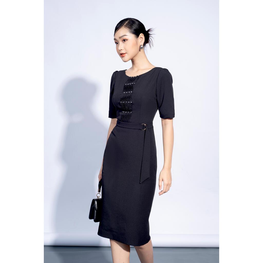 Đầm bút chì, cổ tròn MMOutfit M-DA080421216