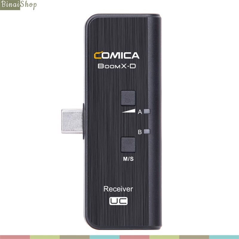 Comica BoomX-D (UC1 / UC2) - Micro Không Dây 2.4G Thu Âm Chất Lượng Cao Cho Smartphone Android, Máy Tính Bảng Type-C - Hàng chính hãng