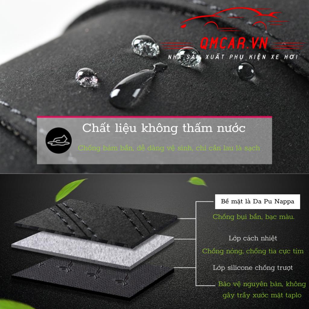 Thảm Taplo Ô Tô, Thảm Taplo Nissan Teana Da Pu Nappa Được Thiết Kế 3D Ghép Nối Cao Cấp
