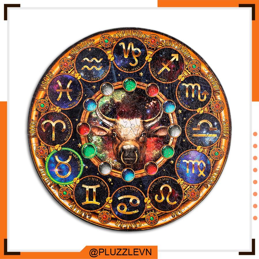 PLUZZLE Bộ xếp hình gỗ thông minh puzzle đồ chơi ghép hình – Cung Kim Ngưu - PZ148