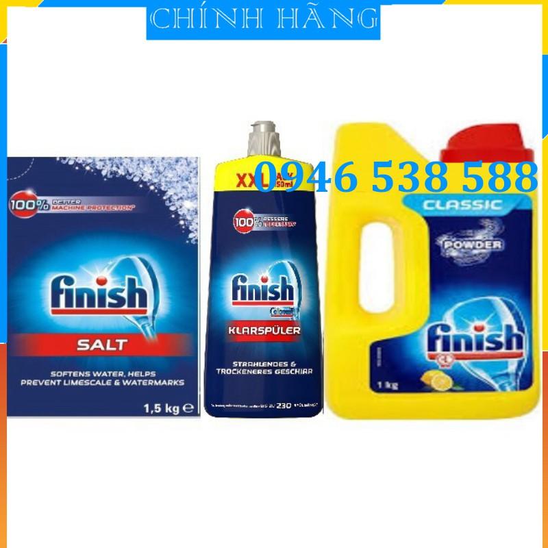 Combo Bột rửa bát Finish classic 2.5kg + bóng finish 750ml + muối Finish 1.5kg - HANOIMART