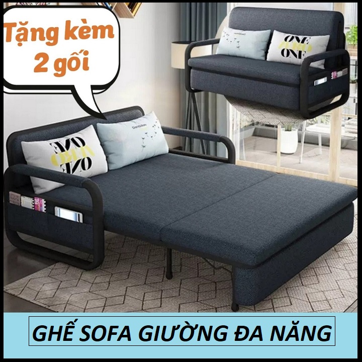 Giường Sofa Gấp Gọn Thành Ghế Sofa. Ghế Sofa Giường Đa Năng. Kích Thước 1m28 x 1m90