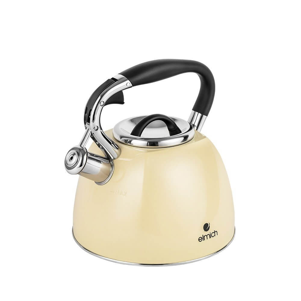 Ấm Đun Nước Elmich EL-8281 2.5L, Hàng Chính Hãng, Có Còi Báo, Inox 304, Dùng Được Mọi Bếp - JoyMall