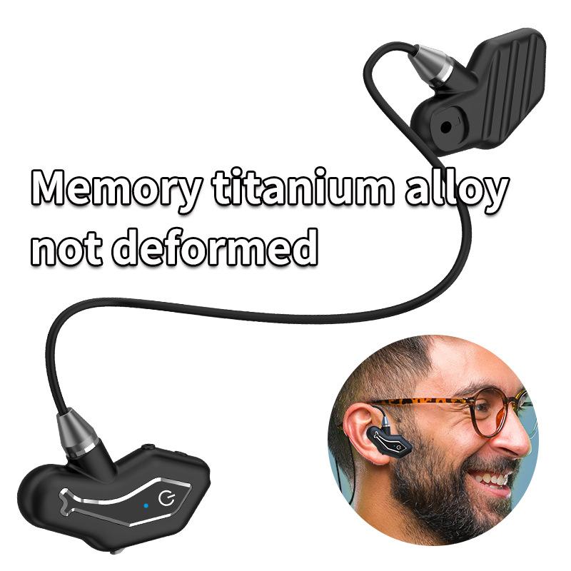 Khái niệm dẫn truyền xương T18 thuận lợi nhất Tai nghe Bluetooth TWS chống nước di động không đeo trong tai thời lượng pin siêu dài khi chạy thể thao
