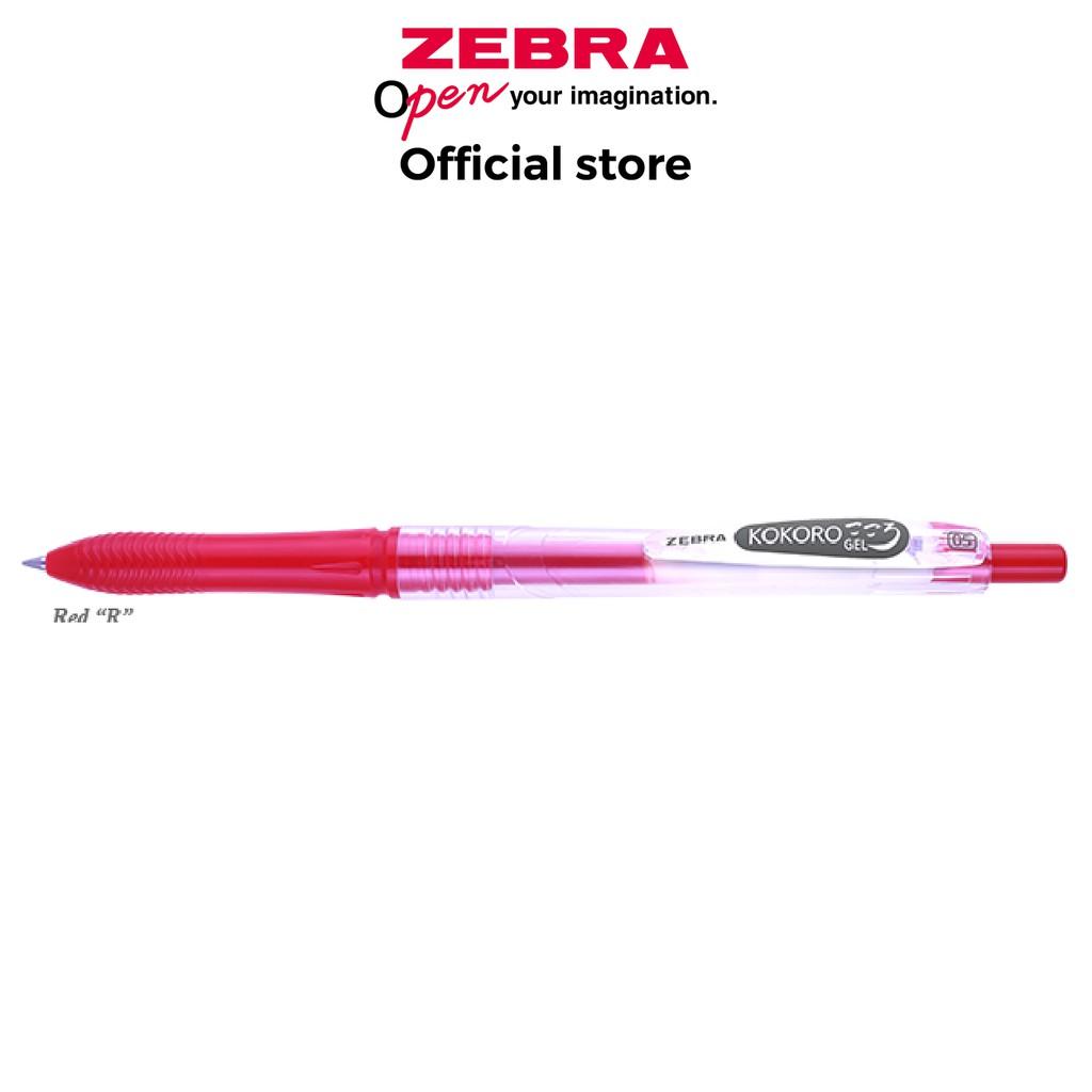 Viết Gel Kokoro 0.5mm xanh/đen/đỏ - Zebra