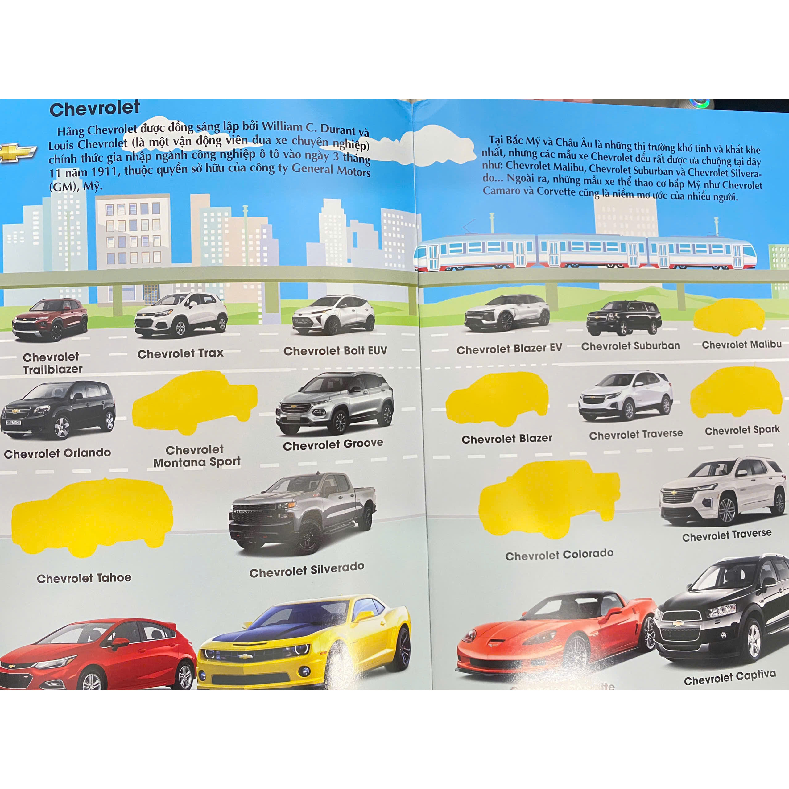 Sách Sticker - Car - Các hãng xe trên thế giới