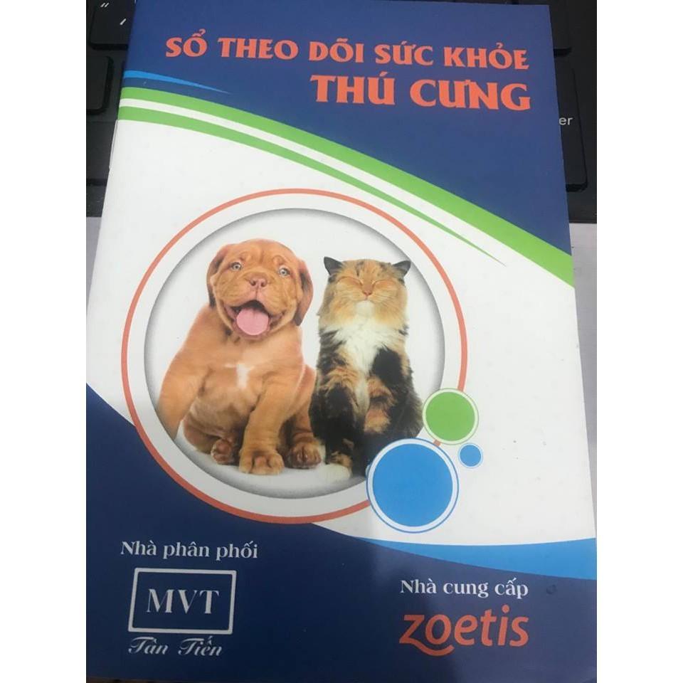 Sổ khám tiêm sức khỏe cho chó mèo