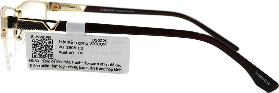 Gọng kính chính hãng Vigcom VG3908