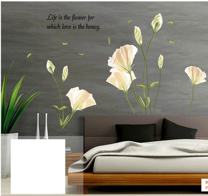 Decal dán tường - Vườn hoa khổng lồ